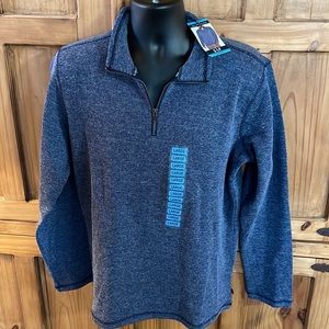 NWT - The Gap Half-Zip Pullover Midnight Blue